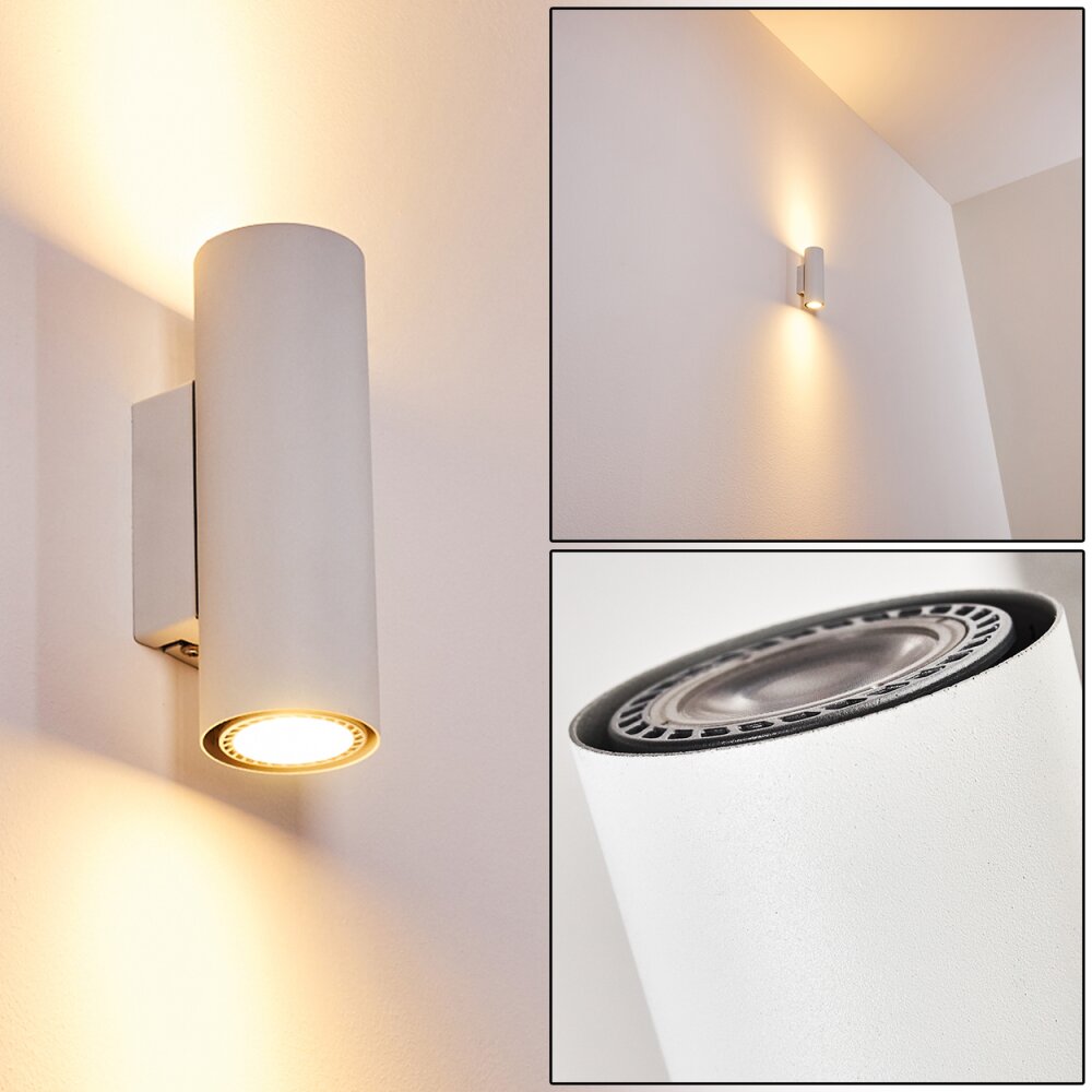 Zuoz Up & Down Lampa, Vägglampa Vit, 2-ljuskällor main product photo
