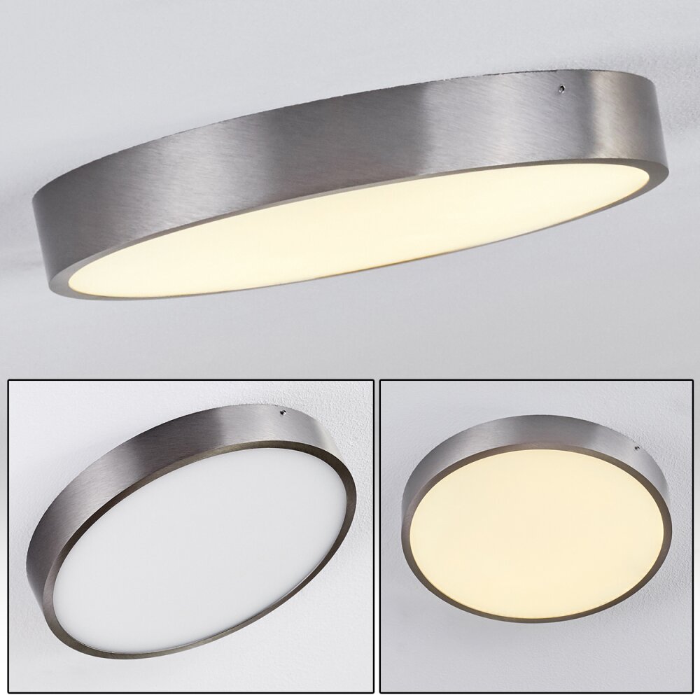 Broglen Taklampa LED Nickel matt, 1-ljuskällor main product photo