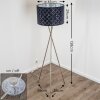 Meldal Golvlampa Nickel matt, 1-ljuskällor