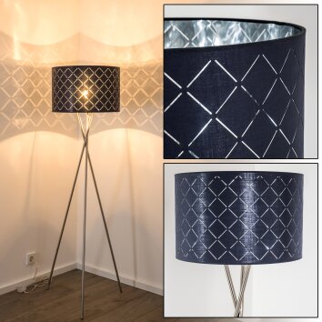 Meldal Golvlampa Nickel matt, 1-ljuskällor