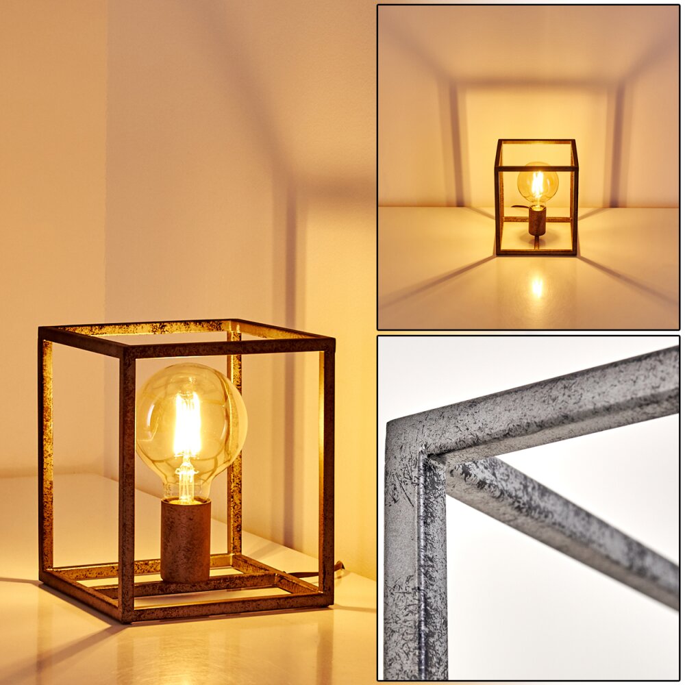 Voordorp Bordslampa Grått, Silver, 1-ljuskällor main product photo