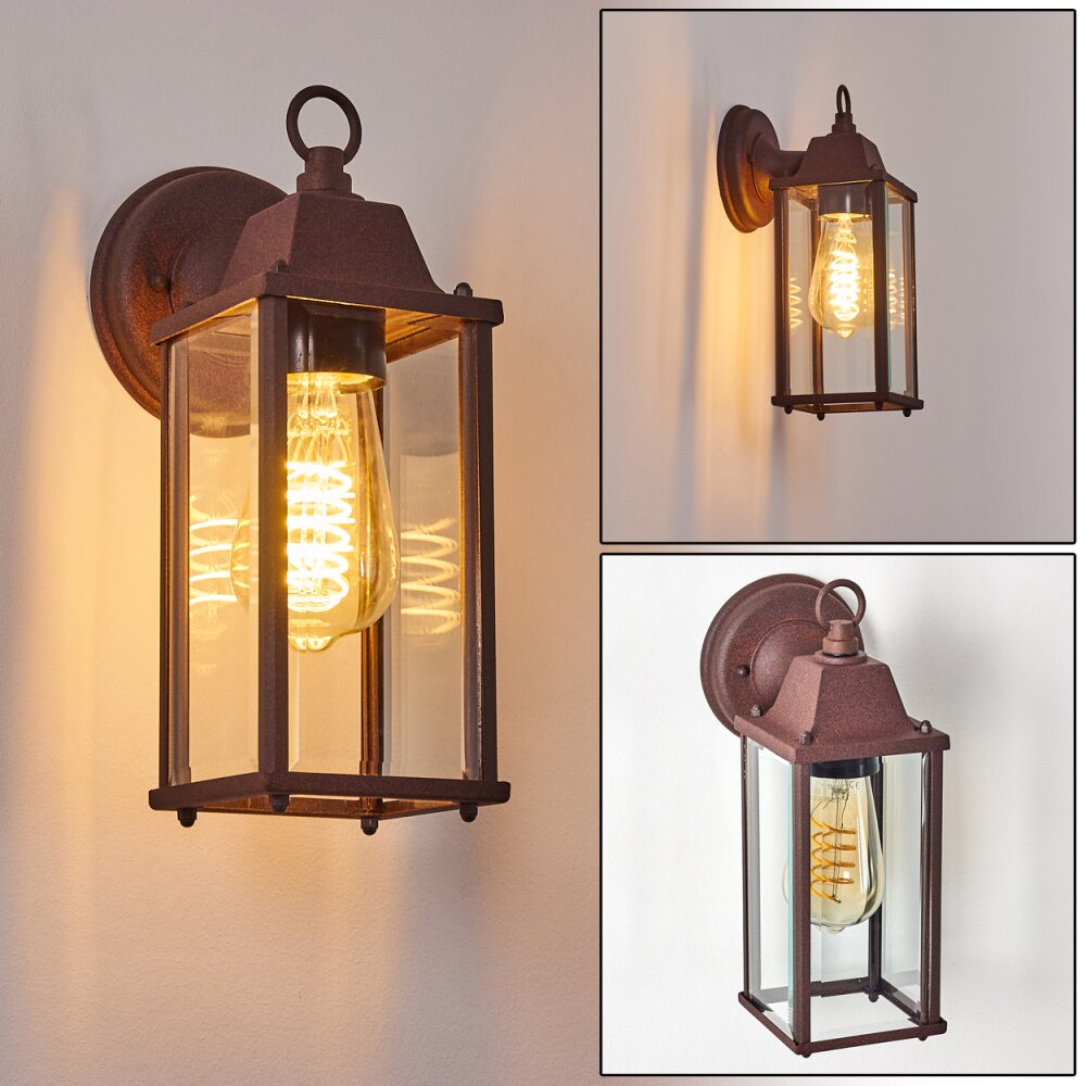 Hialeah vägglampa utomhus Rostfärger, 1-ljuskällor main product photo
