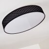 Temuka Taklampa LED Svart, Vit, 1-ljuskällor, Fjärrkontroll