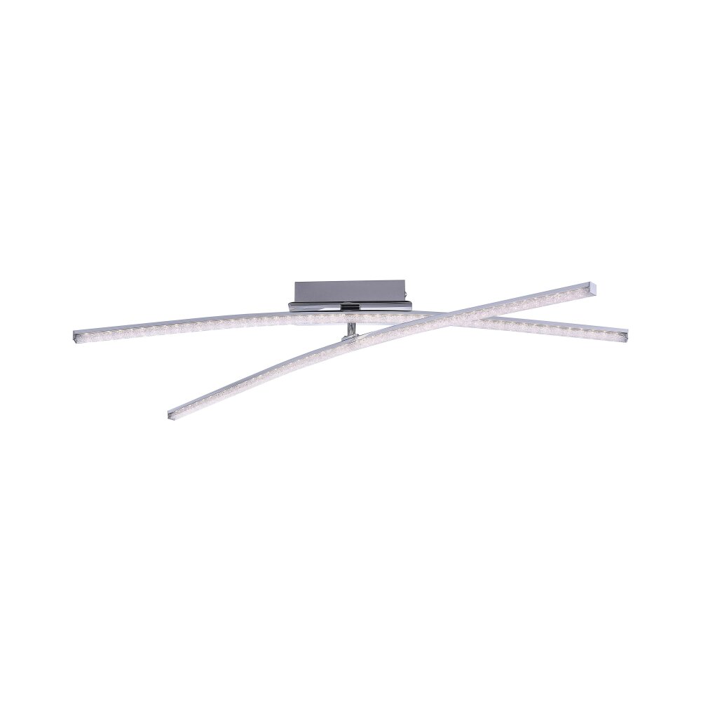 Leuchten Direkt Simon Taklampa LED Krom, 2-ljuskällor main product photo