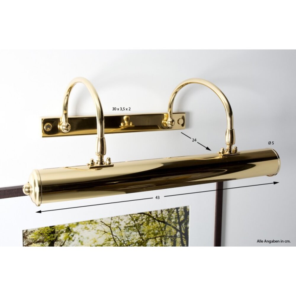 Herbert Schmidt Vägglampa Guld, Mässing, 2-ljuskällor main product photo
