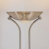 Rom strålkastare, Golvlampa LED Nickel matt, 2-ljuskällor