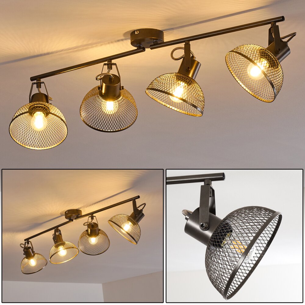 Oksevej Taklampa, Takstrålkastare Silver, 4-ljuskällor main product photo