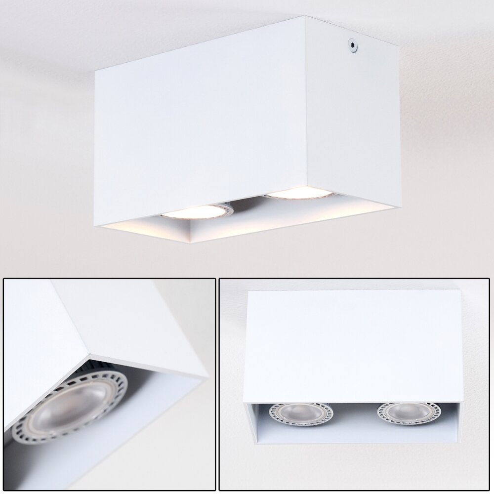 Awuna Taklampa Vit, 2-ljuskällor main product photo