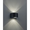 Reality ROSARIO Fasad spotlight, Vägglampa LED Svart, 2-ljuskällor