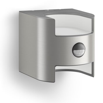 Philips Lampor Grass Utomhusbelysning, vägglampa utomhus LED Rostfritt stål, 2-ljuskällor, Rörelsedetektor