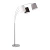 Leuchten Direkt MELVIN Golvlampa, Golvlampa Grått, Svart, Vit, 3-ljuskällor