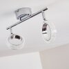 Soppana Taklampa LED Krom, 2-ljuskällor