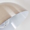 Poitou Golvlampa, Läslampa Nickel matt, 1-ljuskällor