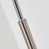 Poitou Golvlampa, Läslampa Nickel matt, 1-ljuskällor