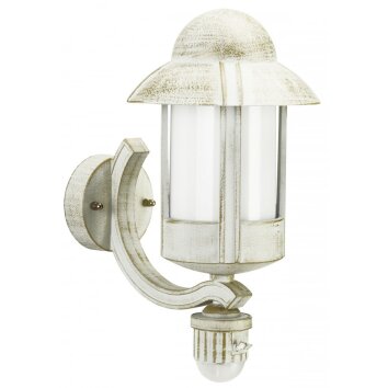 Albert Lampor 1842 Utomhusbelysning, vägglampa utomhus Guld, Vit, 1-ljuskällor, Rörelsedetektor