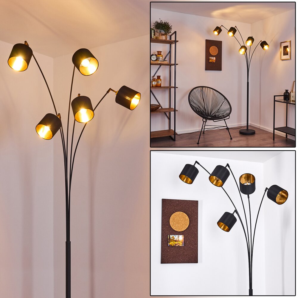 Alsen Golvlampa Svart, 5-ljuskällor main product photo