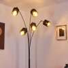 Alsen Golvlampa, Båglampor Svart, 5-ljuskällor