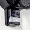 Lentua vägglampa utomhus, Vägglampa Svart, 1-ljuskällor, Rörelsedetektor