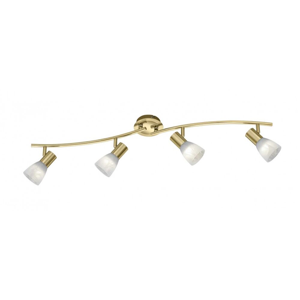 Trio LEVISTO Taklampa, Takstrålkastare LED Mässing, 4-ljuskällor main product photo
