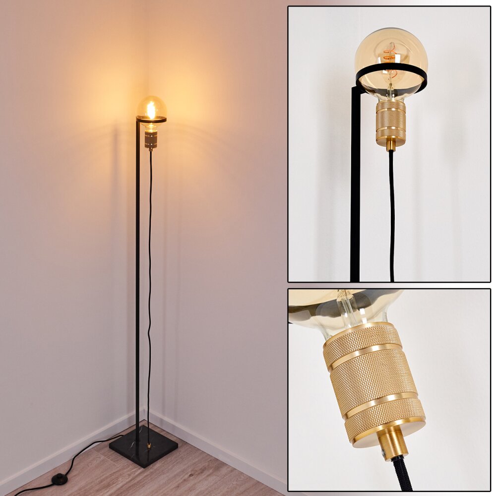 Okudari Golvlampa Guld, Mässing, Svart, 1-ljuskällor main product photo