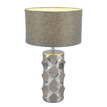 Globo TRACEY Bordslampa Grått, 1-ljuskällor Globo TRACEY Bordslampa Grått, 1-ljuskällor