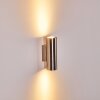 Zuoz Up & Down Lampa, Vägglampa Nickel matt, 2-ljuskällor