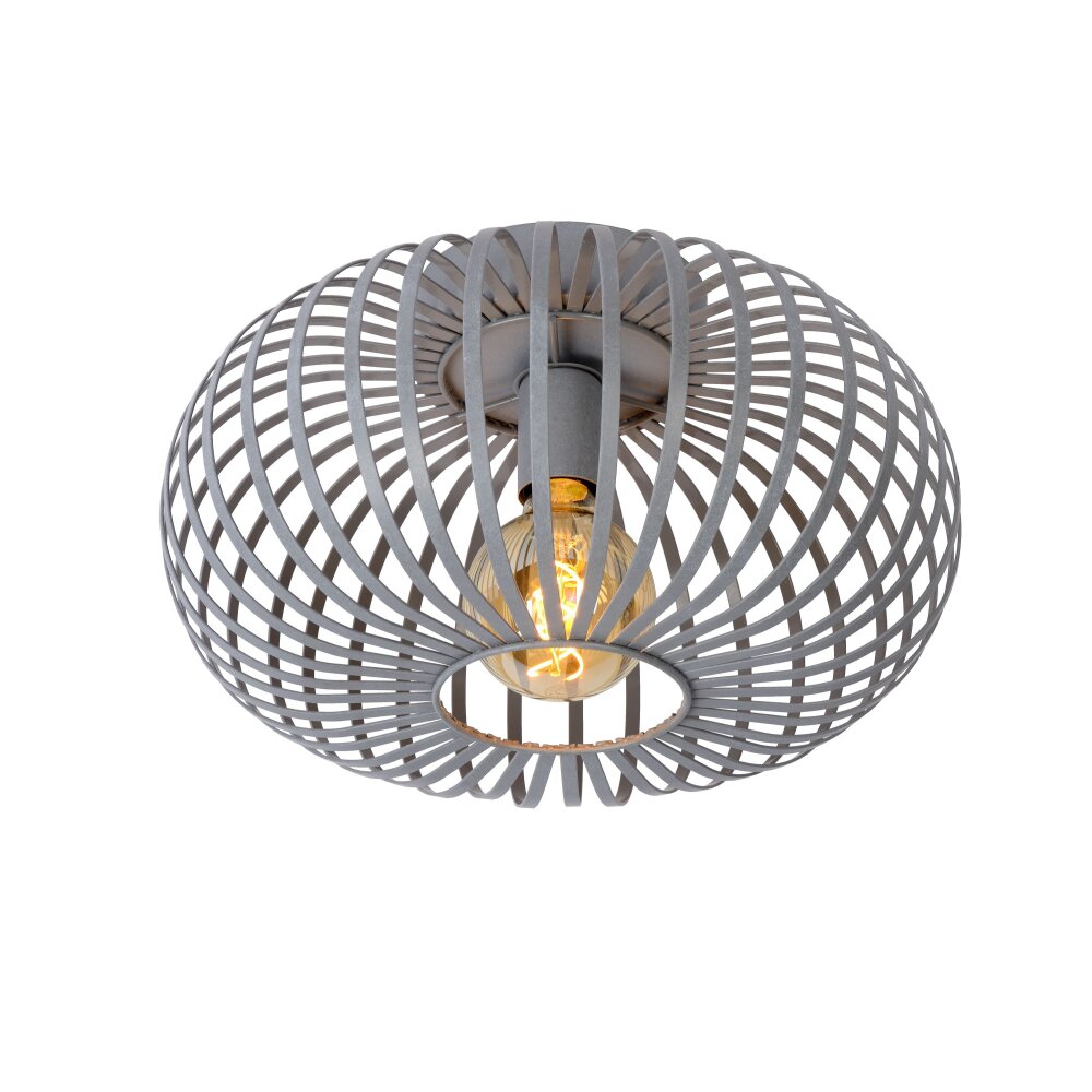 Lucide MANUELA Taklampa Grått, 1-ljuskällor main product photo