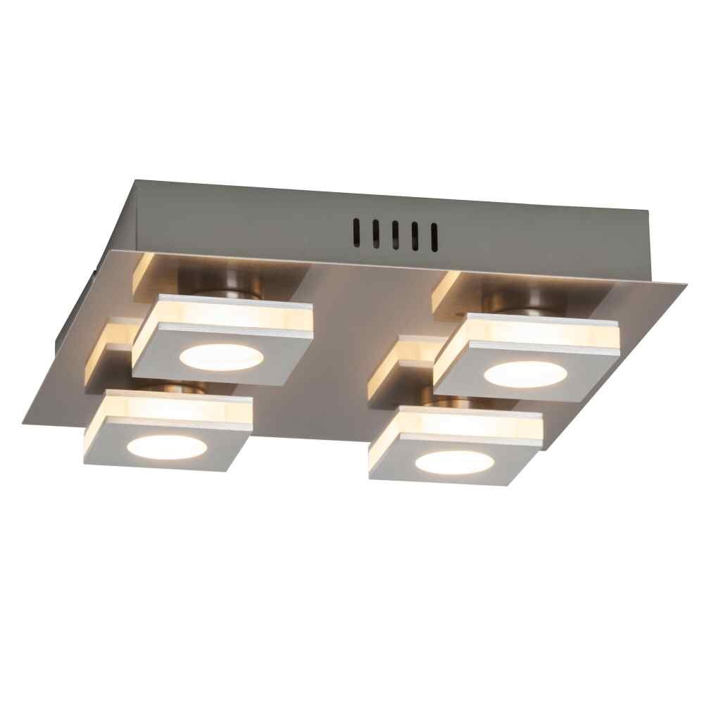 Brilliant Transit Vägg- och taklampor LED Nickel matt, 4-ljuskällor main product photo