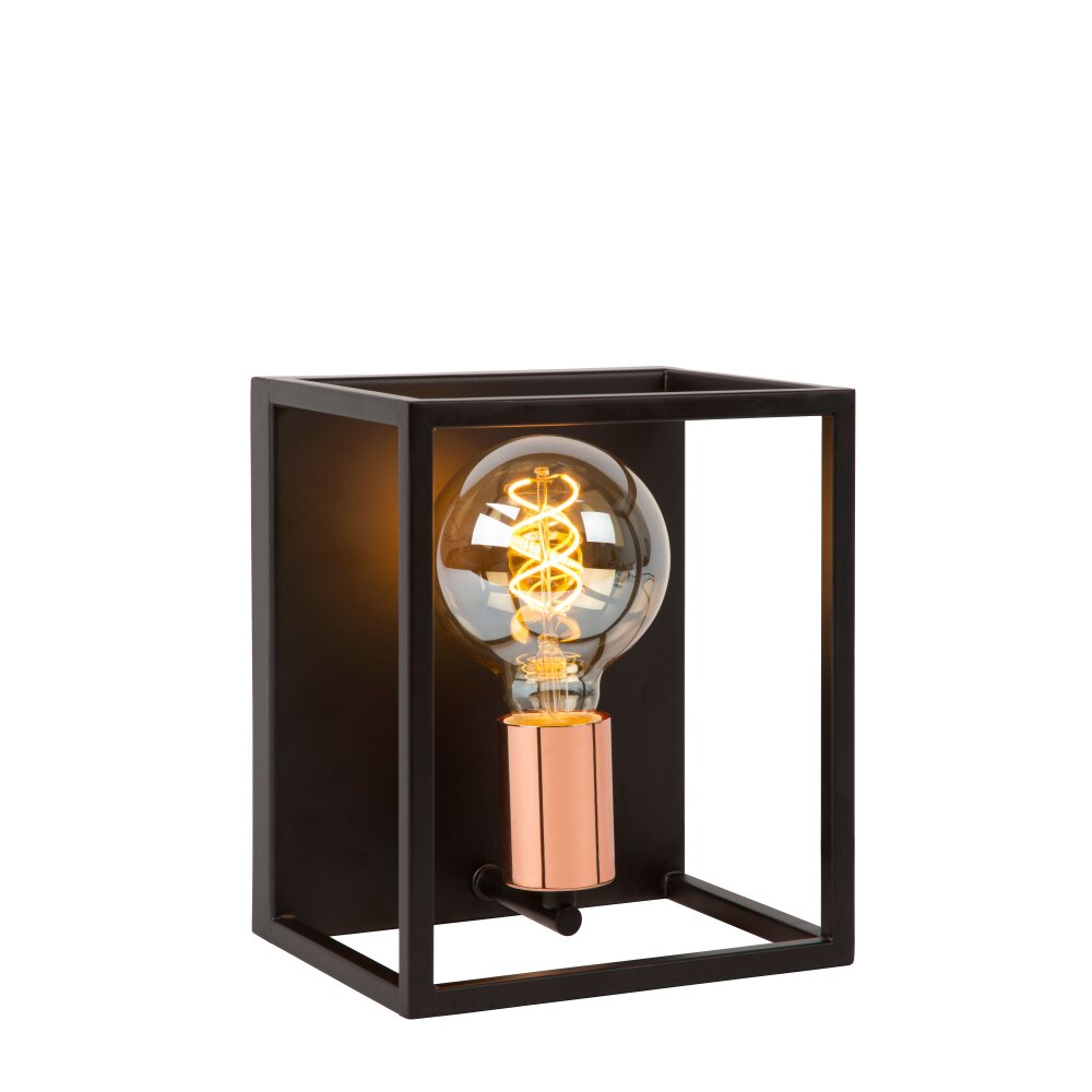 Lucide ARTHUR Vägglampa Svart, 1-ljuskällor main product photo