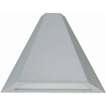 Albert Lampor 673 Utomhusbelysning, vägglampa utomhus Silver, 1-ljuskällor