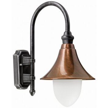 LCD Lengerich vägglampa utomhus, Vägglampa Kopparfärg, 1-ljuskällor