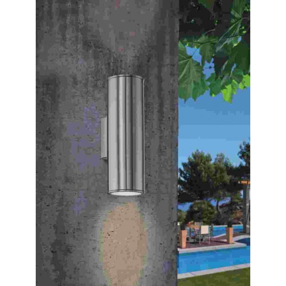 Eglo Lampor RIGA Vägglampa Rostfritt stål, 2-ljuskällor main product photo