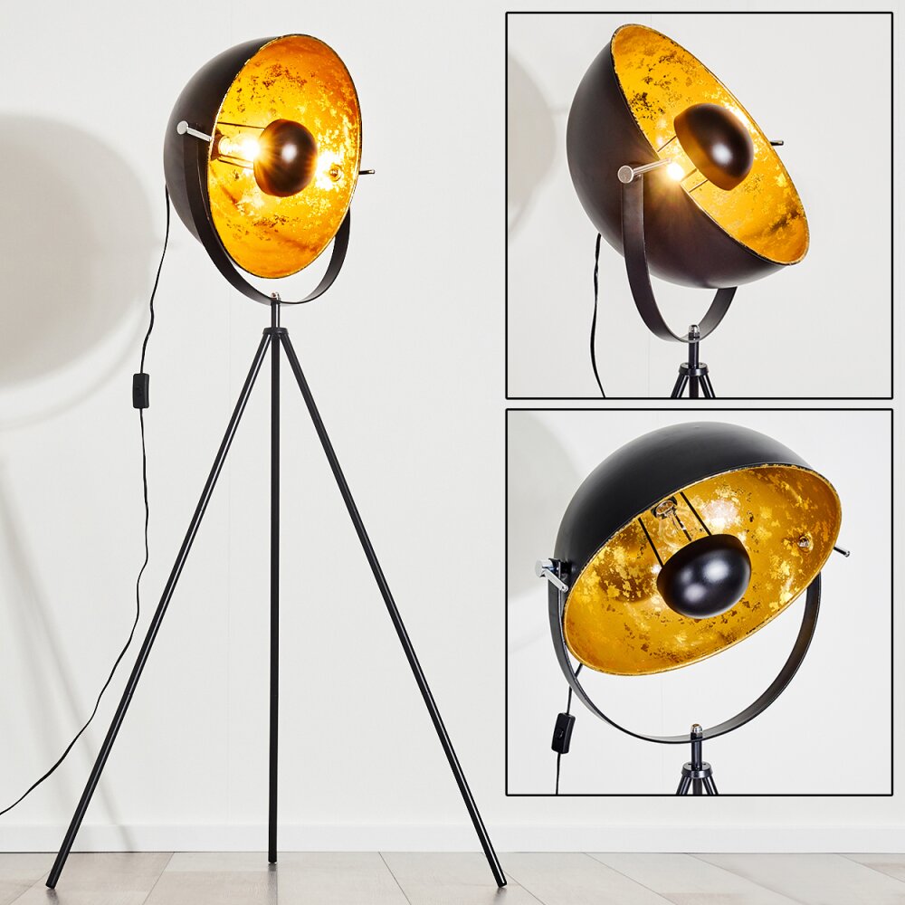 Saturn Golvlampa Svart, 1-ljuskällor main product photo