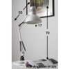 Brilliant Lampor Hobby Skrivbordslampa, Bordslampa Vit, 1-ljuskällor