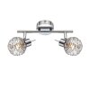 Globo Bolt Taklampa LED Krom, 2-ljuskällor
