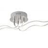 Leuchten Direkt WAVE Taklampa LED Färg i rostfritt stål, 4-ljuskällor