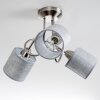 Stai Taklampa Nickel matt, 3-ljuskällor