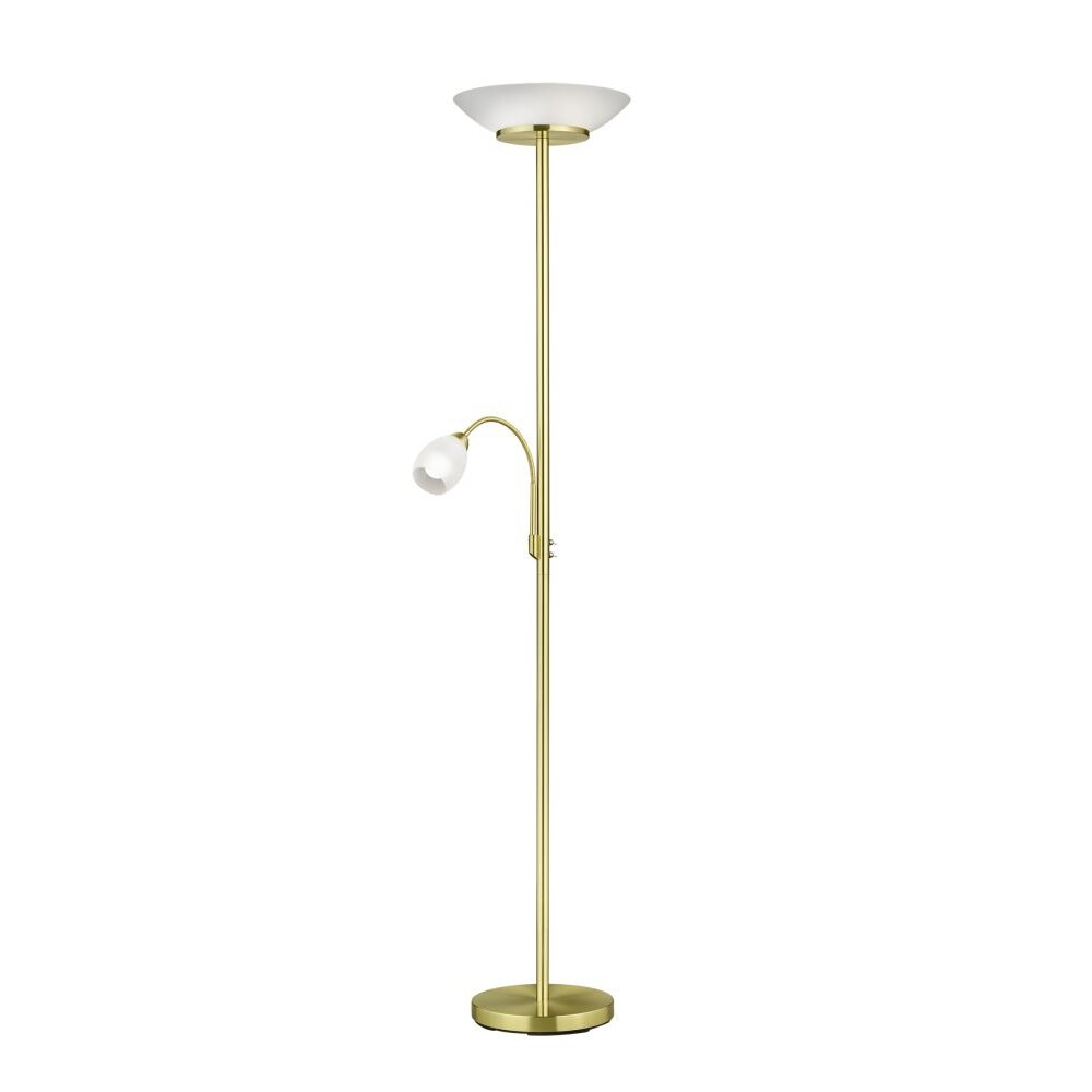 Reality GERRY Golvlampa, strålkastare Mässing, 3-ljuskällor main product photo
