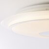 Brilliant Viktor Taklampa LED Silver, Vit, 1-ljuskällor, Fjärrkontroll, Färgväxlare