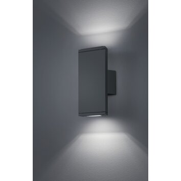 Trio Lampor COLORADO Vägglampa LED Antracit, 2-ljuskällor Trio Lampor COLORADO Vägglampa LED Antracit, 2-ljuskällor